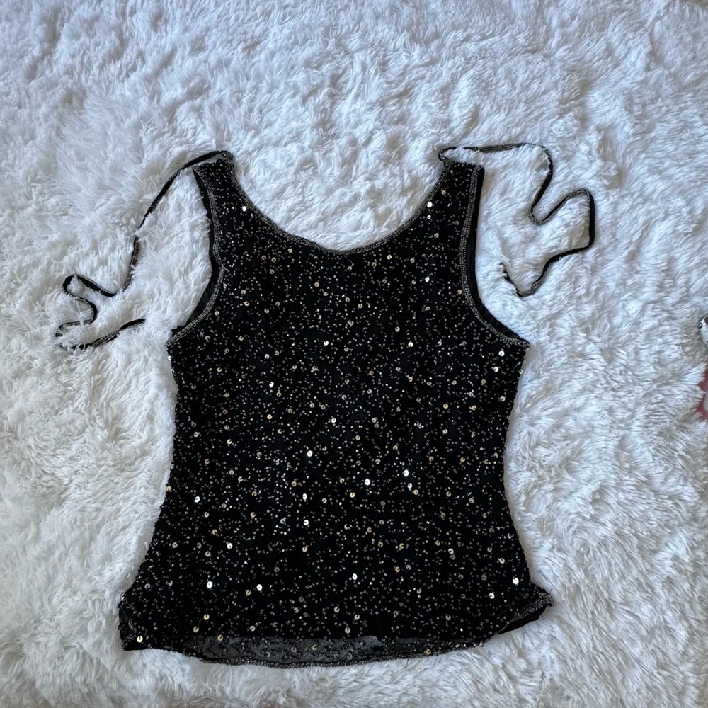 stenay sequin & beaded top